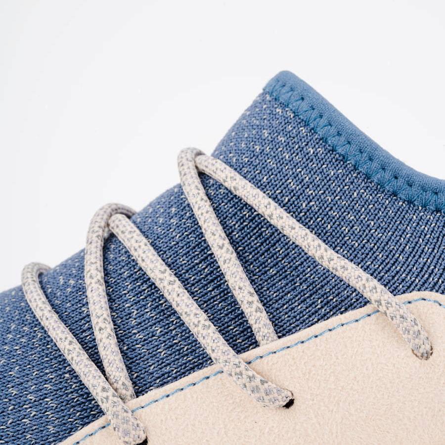 River Blue on Off White