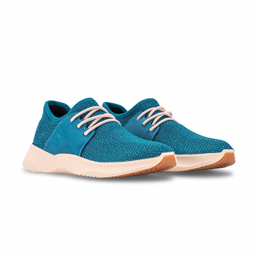 Women's Everyday - Vessi Blue on Off White