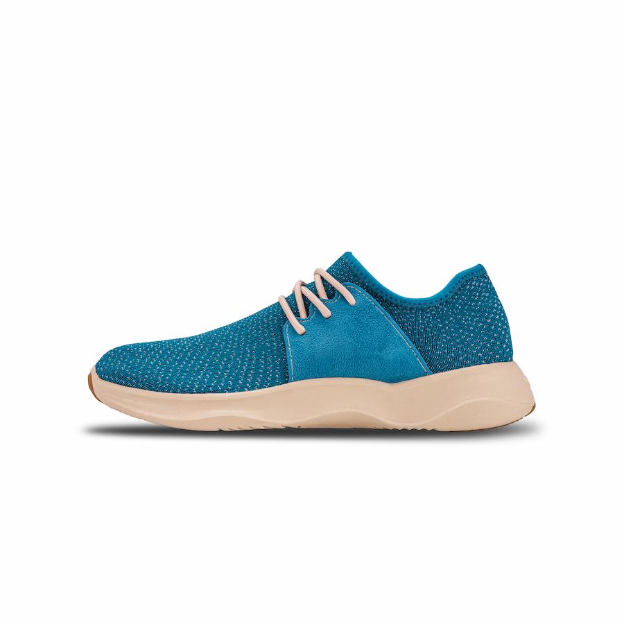 Women's Everyday - Vessi Blue on Off White