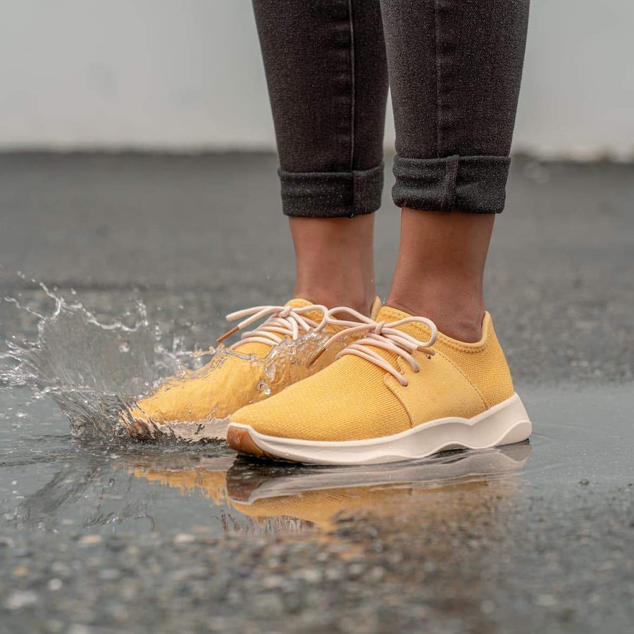 Citrus Yellow on Off White